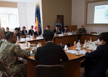 Japanese Diet Visits U.S. and Romania Base
