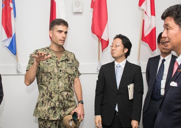 Japanese Diet Visits U.S. and Romania Base