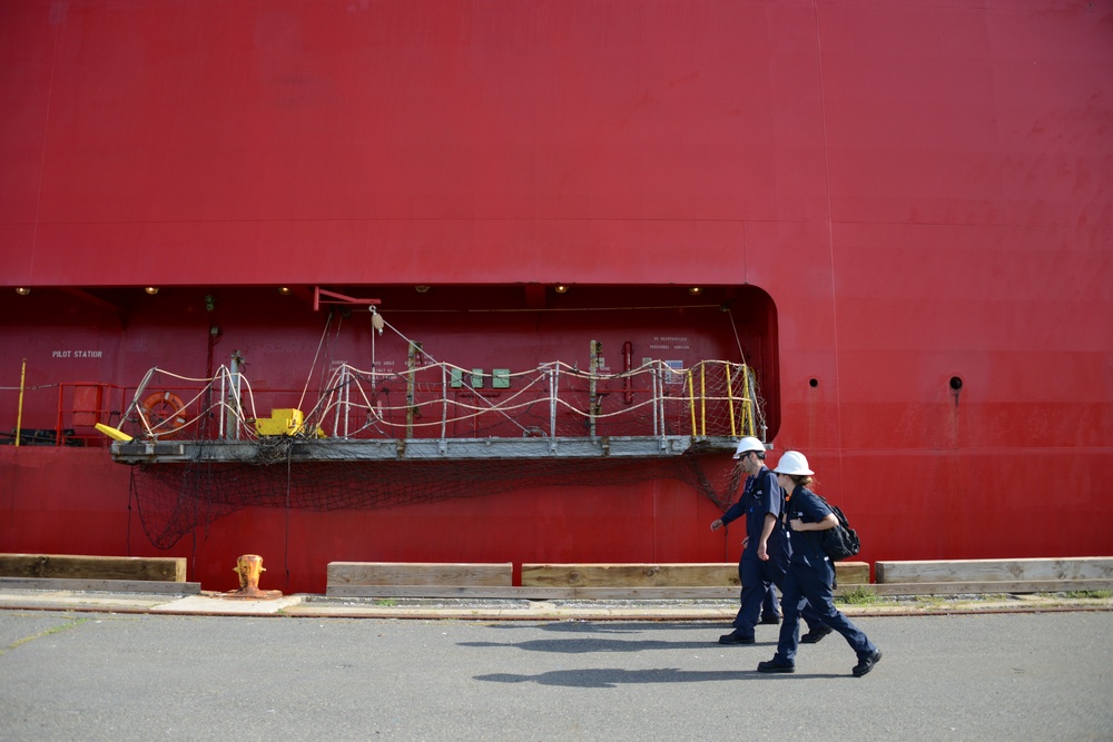 Coast Guard prevention team conducts vessel safety and security inspection