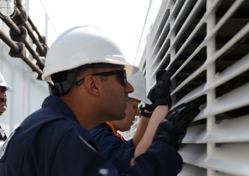 Coast Guard prevention team conducts vessel safety and security inspection