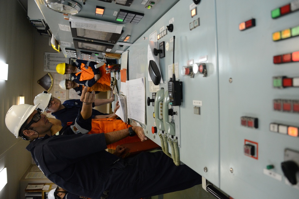 Coast Guard prevention team conducts vessel safety and security inspection