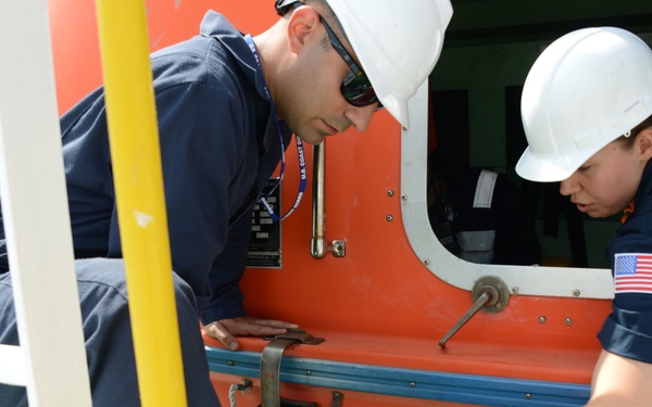 Coast Guard prevention team conducts vessel safety and security inspection