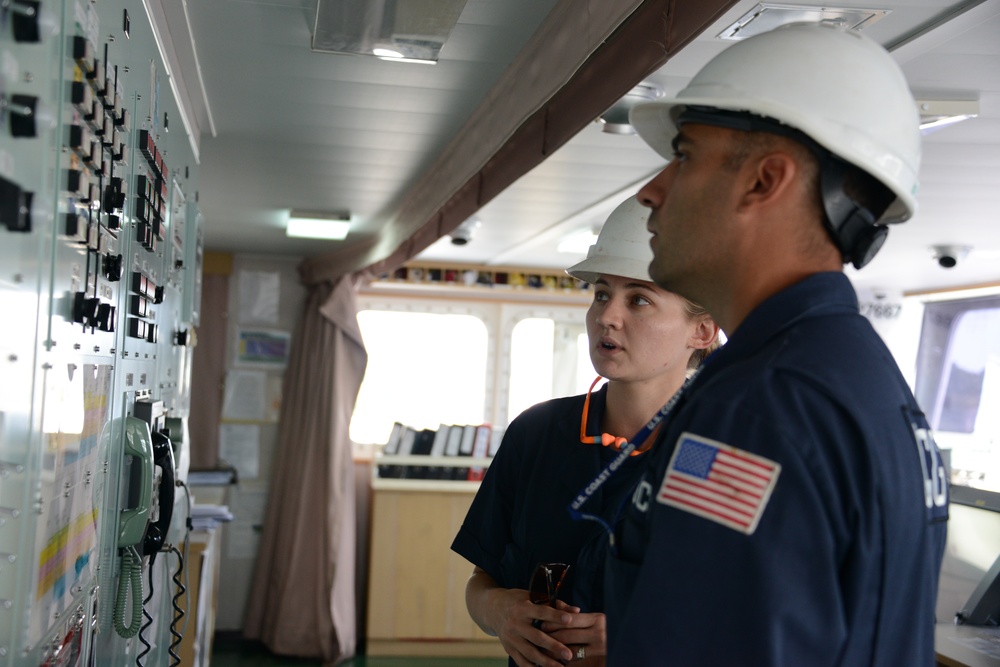 Coast Guard prevention team conducts vessel safety and security inspection