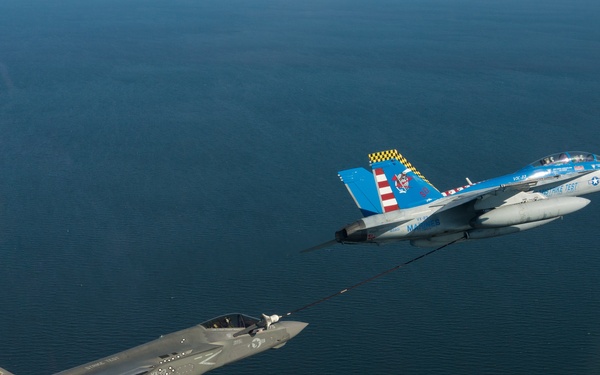 F-35C Advanced Aerial Refueling Control Law test