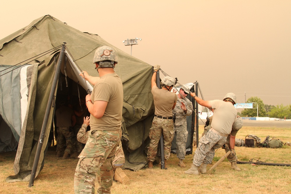 The quick, responding 270th MPs of Cal Guard