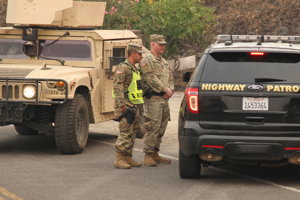 The quick, responding 270th MPs of Cal Guard