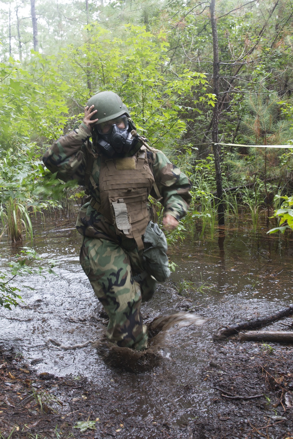 UNC student endures gas chamber during Marine Week of CORTRAMID East