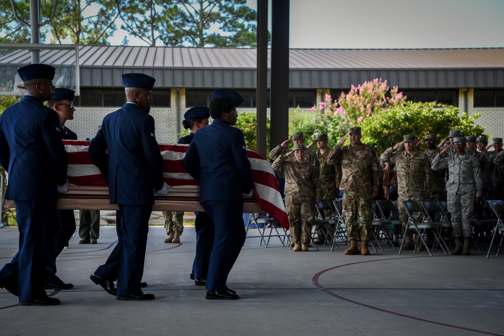 Hurlburt Field Honor Guard performs first full-honors funeral at graduation