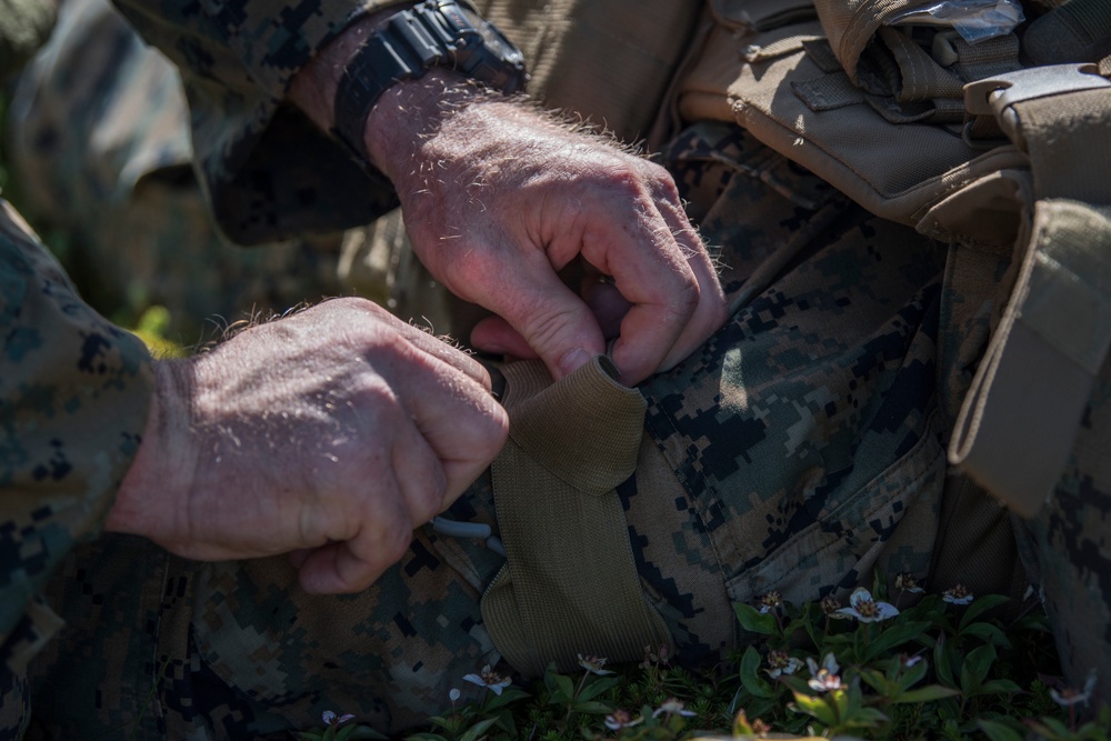 Marines practice CASEVAC training at JBER