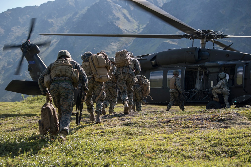 Marines practice CASEVAC training at JBER