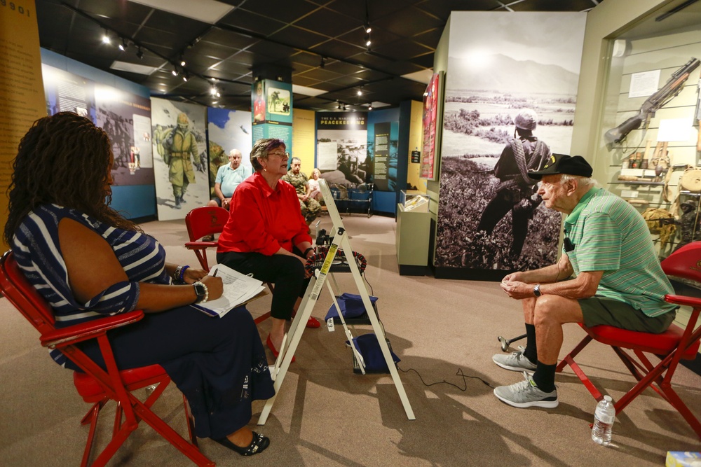 MCRD Parris Island hosts Veterans History Project event to record history of War Veterans