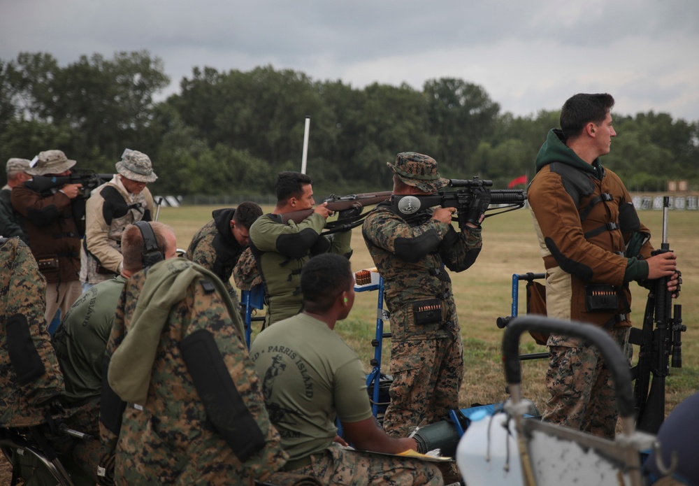 Parris Island Shooting Team Takes on Hearst Doubles Match at National Championship