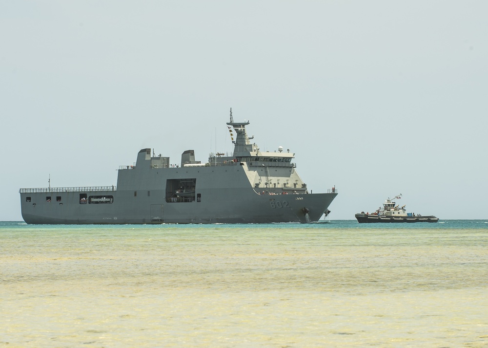 Philippine Navy landing platform dock BRP Davao Del Sur (LD 602) returns to Pearl Harbor