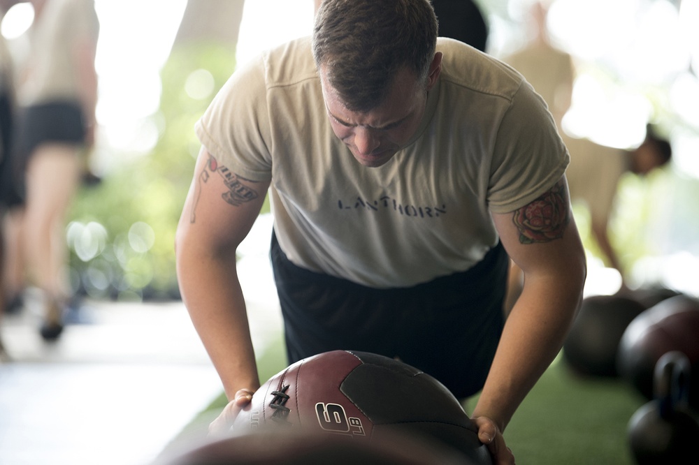 Special Operations Recruiters at Battlefield Airman Training