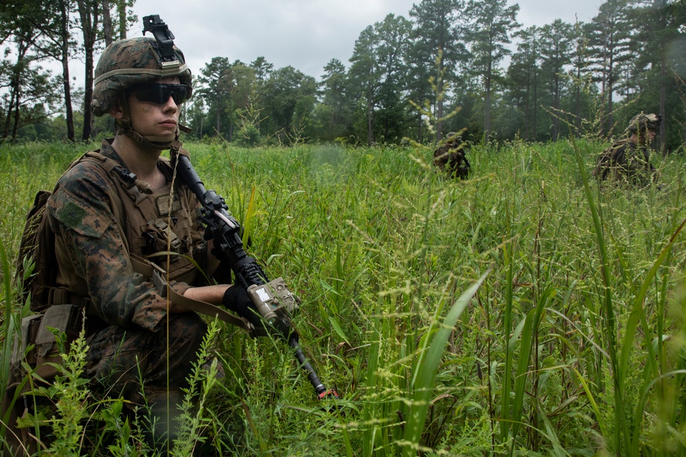 1st Battalion, 2nd Marines force-on-force training