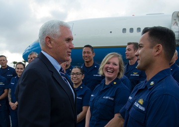 Vice President Mike Pence commemorates U.S. Coast Guard's 228th Birthday
