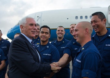 Vice President Mike Pence commemorates U.S. Coast Guard's 228th Birthday