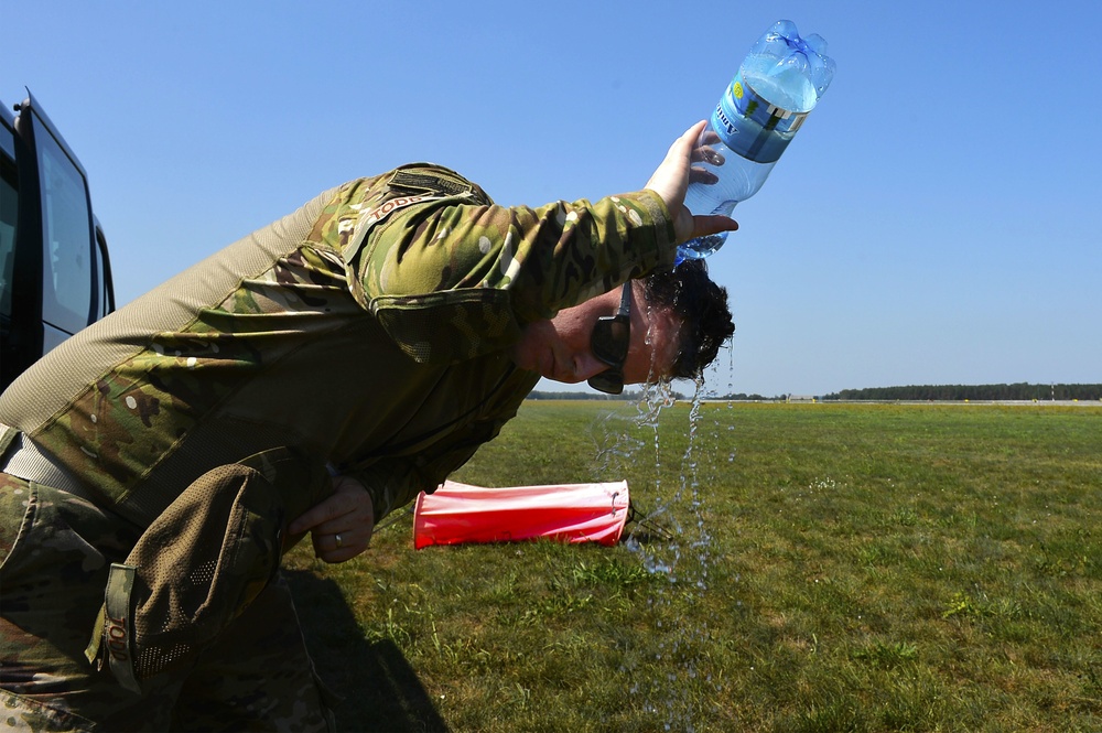 On the job: Preparing a landing zone in Poland