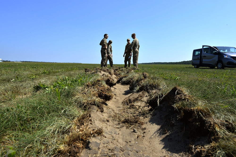 On the job: Preparing a landing zone in Poland