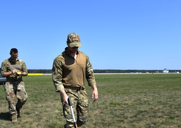 On the job: Preparing a landing zone in Poland