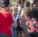 SDSU football team visits MCAS Miramar