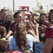 SDSU football team visits MCAS Miramar