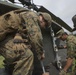 Navy Corpsman perform a casualty evacuation drill for ARTP 18-2