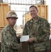 CJTF-HOA Commander visits with service members
