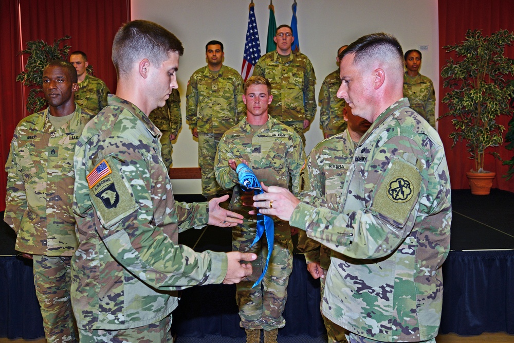 Charlie Detachment, 522nd Military Intelligence Battalion activation and assumption of command ceremony