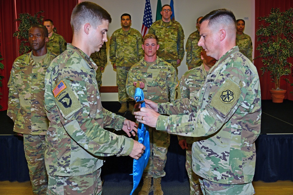 Charlie Detachment, 522nd Military Intelligence Battalion activation and assumption of command ceremony