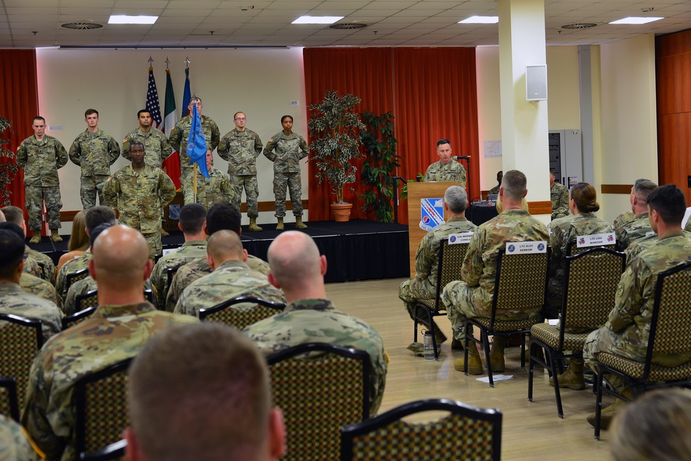 Charlie Detachment, 522nd Military Intelligence Battalion activation and assumption of command ceremony