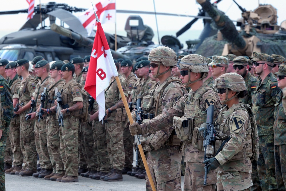 Georgia Welcomes U.S. Soldiers and Partner Nation Armed Forces For Noble Partner 2018
