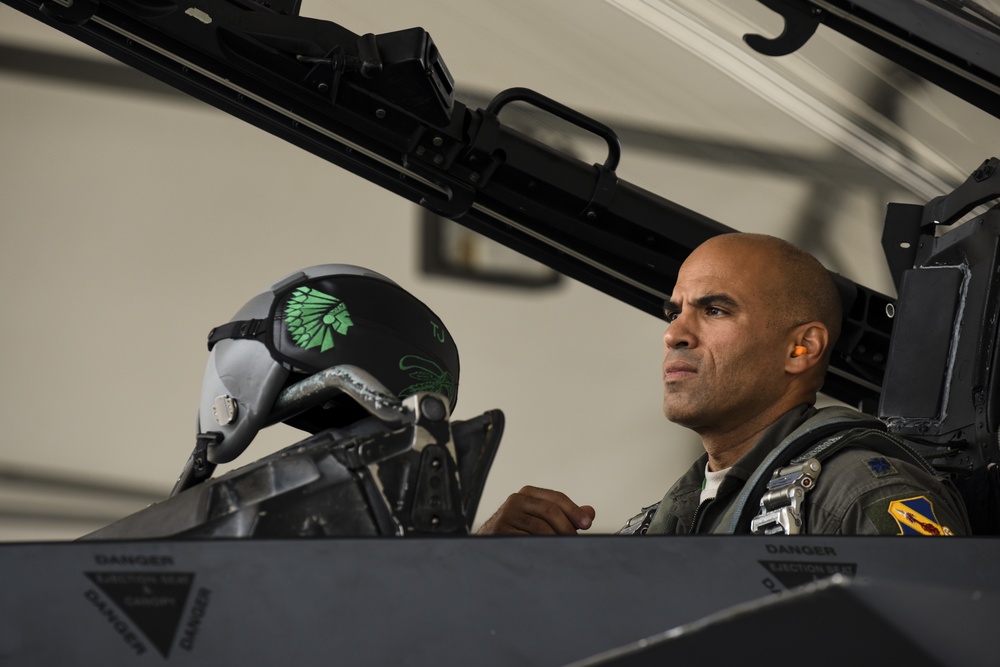 Navigating into history: 335th FS navigator eclipses 3,000 flying hours in F-15E