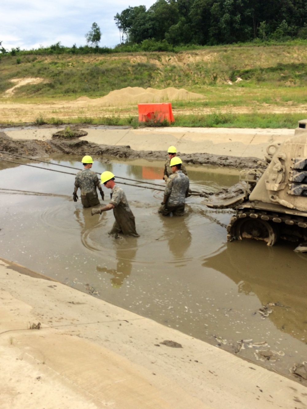 Tracked Vehicle Recovery Course students train at Fort McCoy