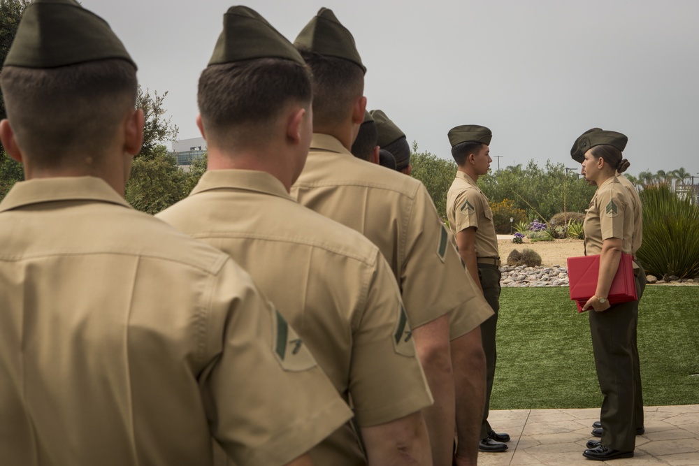 I Marine Expeditionary Force Information Group Lance Corporal Seminar Graduation