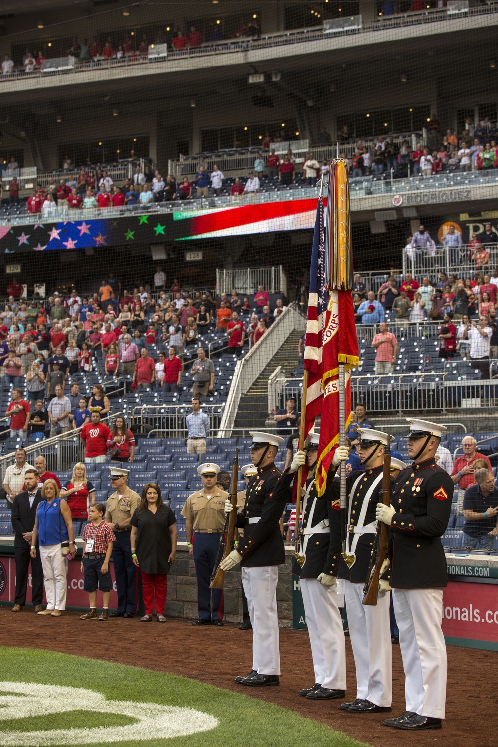 Marine Barracks Washington Supports U.S. Marine Corps Day at Nationals Park