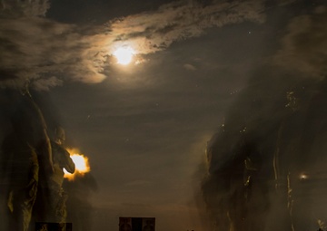 EOD technicians practice combat skills