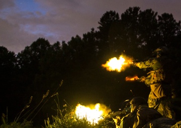 EOD technicians practice combat skills