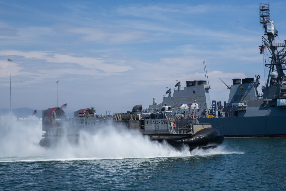 LCACs at Naval Base San Diego