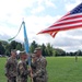 LTC Considine receives the colors from his BN CSM