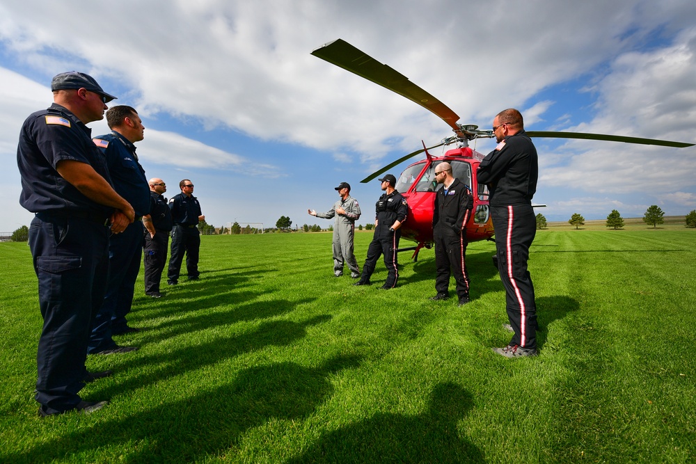 Fire training takes flight