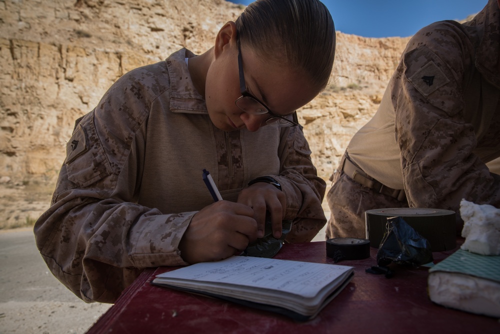 Engineer's Up, SPMAGTF-CR-CC Marines Conduct a Demolition Range