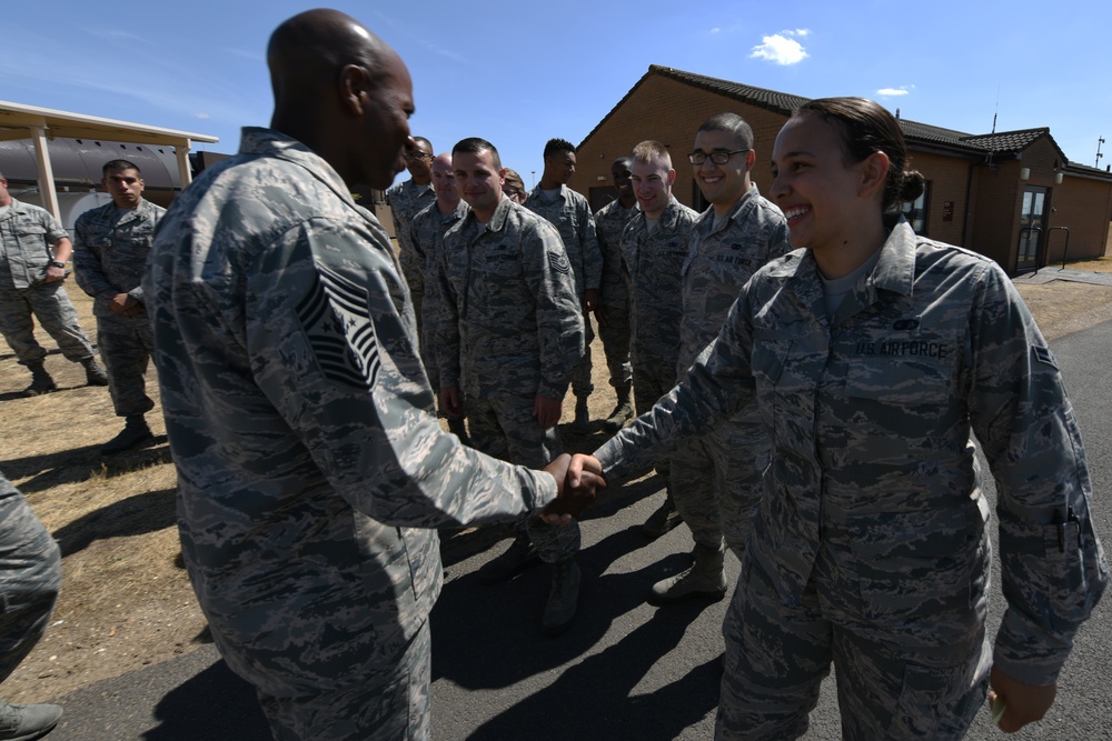 CMSAF visits Liberty Wing