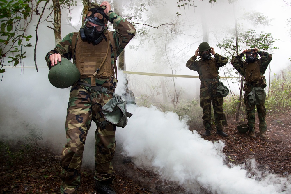 CORTRAMID Gas Chamber and CBRN Trial