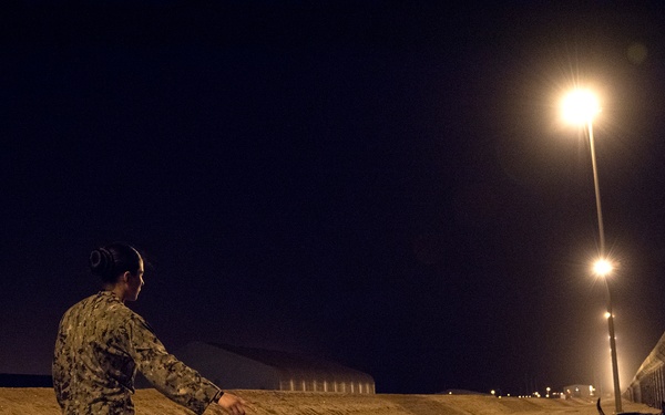 Military Working Dogs and their Handlers Train Together