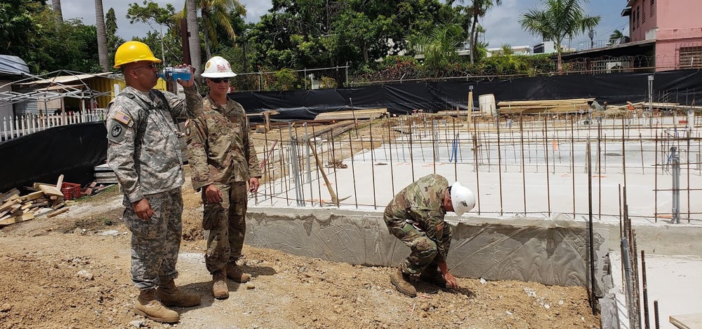 NY Army National Guard's 204th Engineer Battalion works on construction
