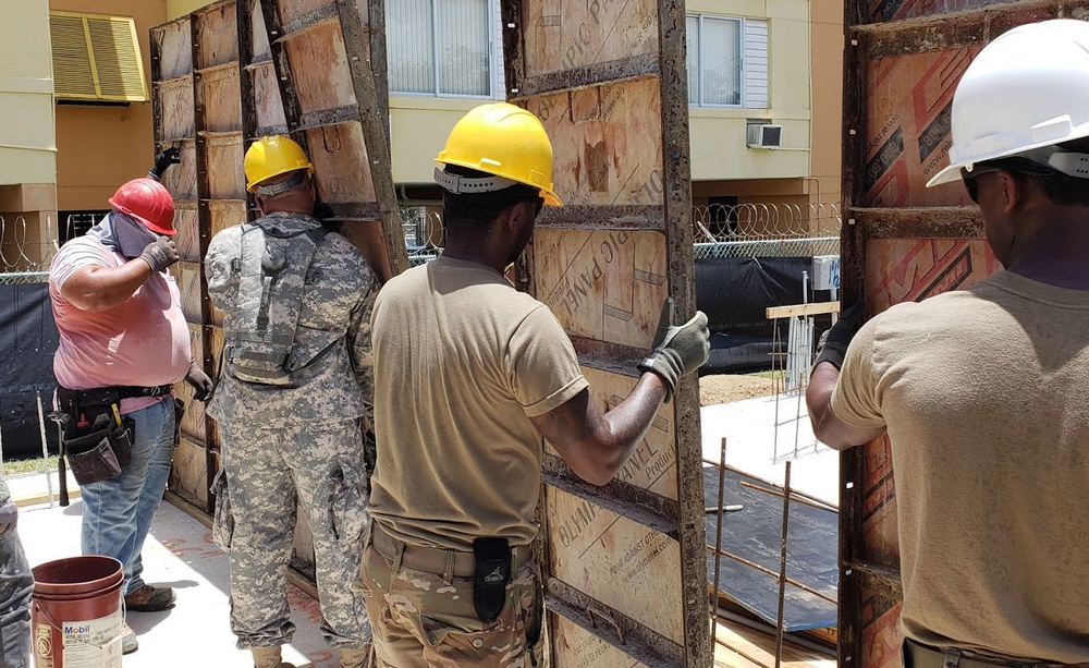 NY National Guard's 204th Engineer Battalion builds housing in Puerto Rico
