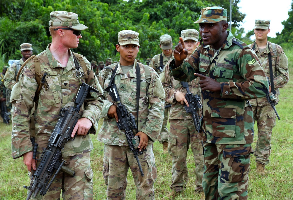 U.S. Army Soldiers participate in Jungle Warfare School