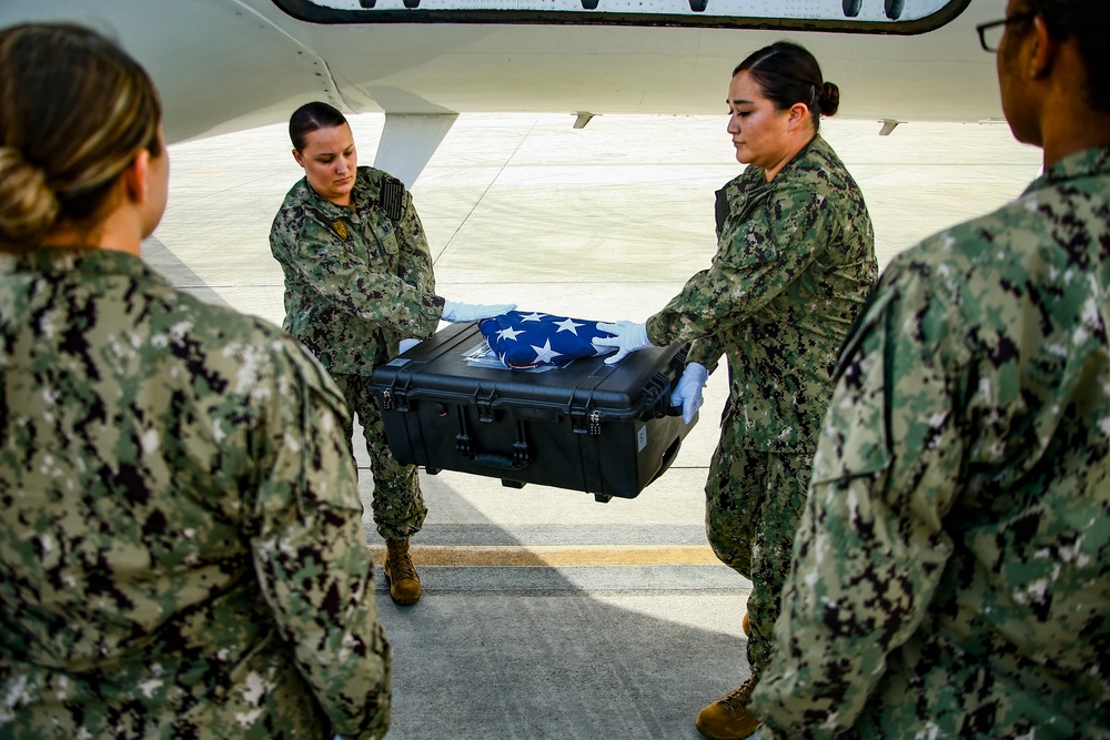 U.S. service member remains return home from Tarawa