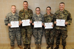 Officer candidates celebrate end of course completion